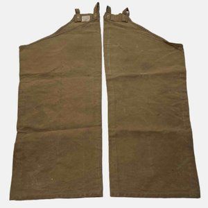Filson Tin Cloth Work Chaps Chores Hunting Riding Cowboy Western Snaps style 23